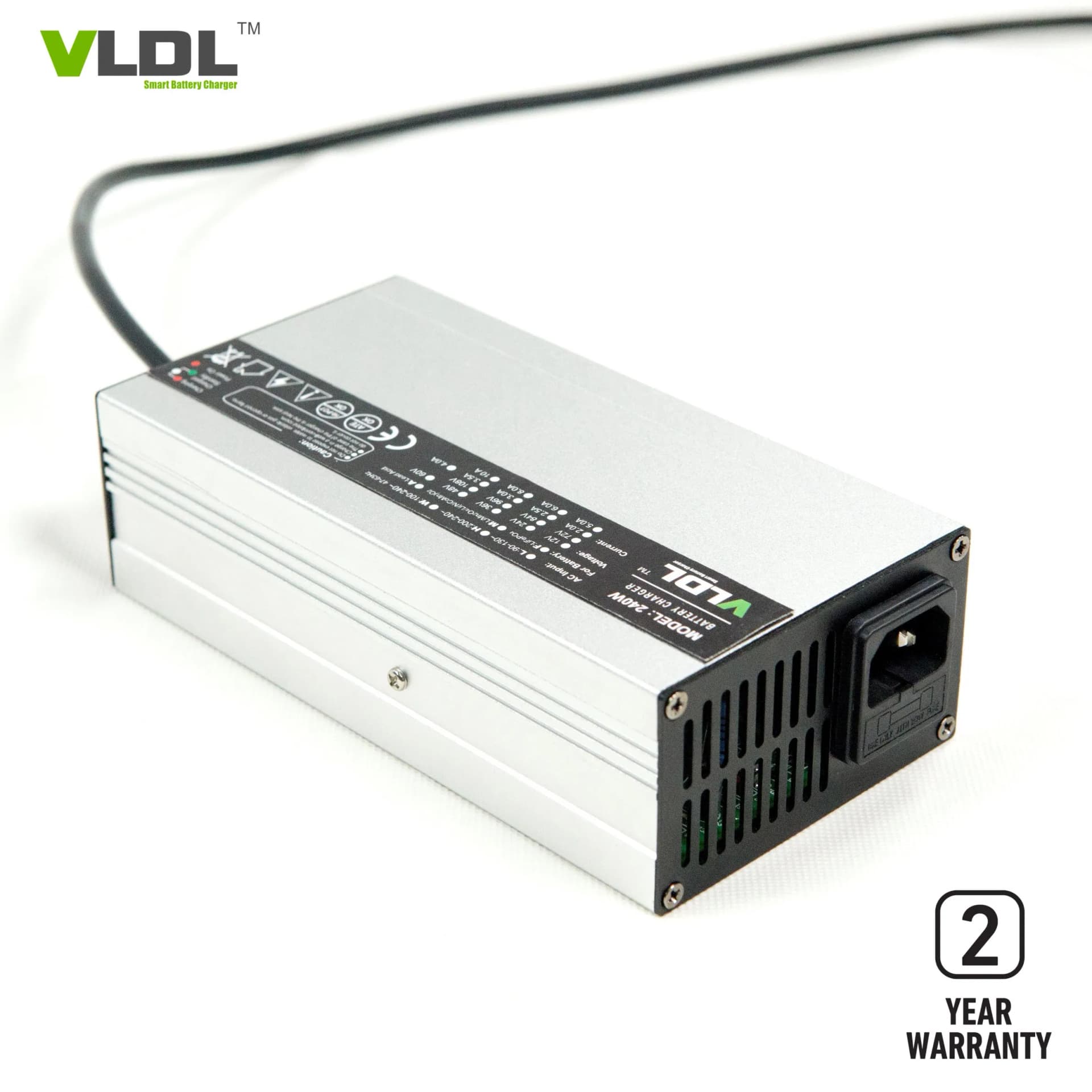 12V 10A Li-ion/LiFePO4/Limon2 Battery Charger, Automatic and Fast Charging