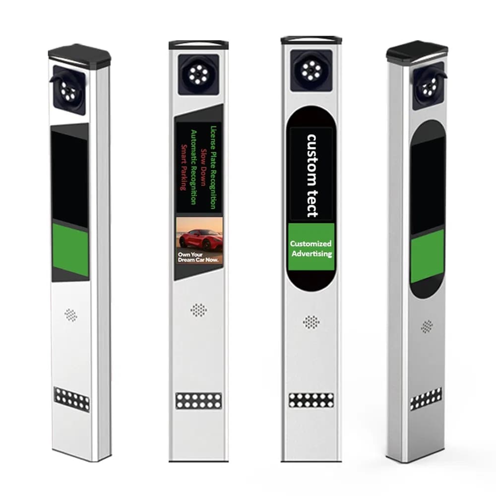 Entrance and Exit Access Control Solutions Smart Automatic Sensor Barrier Gate Parking Lot Payment Car Parking System