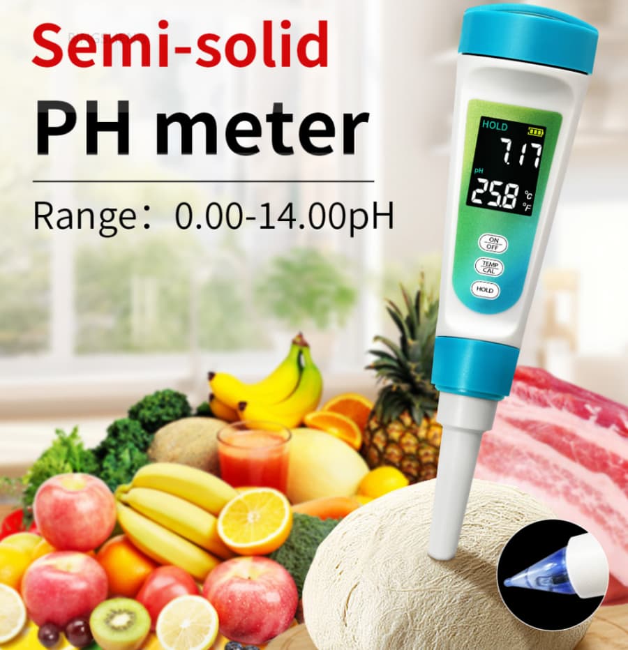 Household Use Portable Food pH Meter for Accurate Quality Testing of Cheese