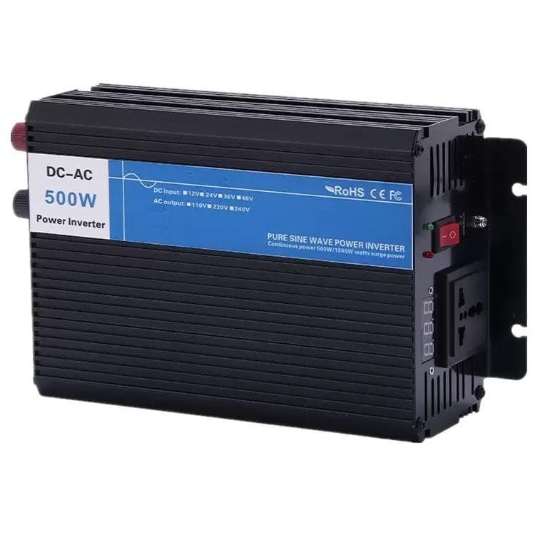 Pure Sine Wave Inverter DC12V/24V/48V High Power 300W Solar Photovoltaic Grid-Tie Converter 220V 94.8% Efficiency China