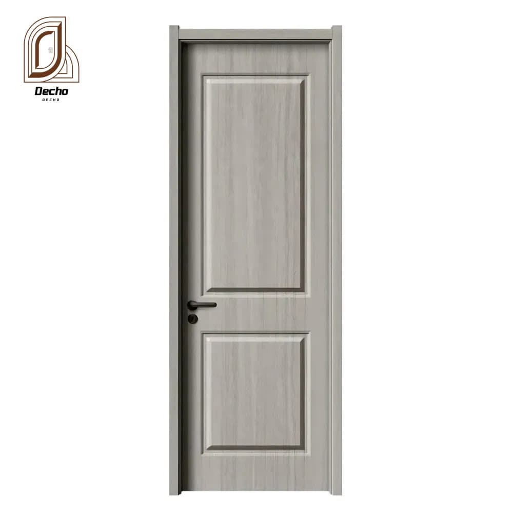 Custom Home WPC Door Environmental Protection Material Bedroom Door Waterproof and Termite-Proof Door