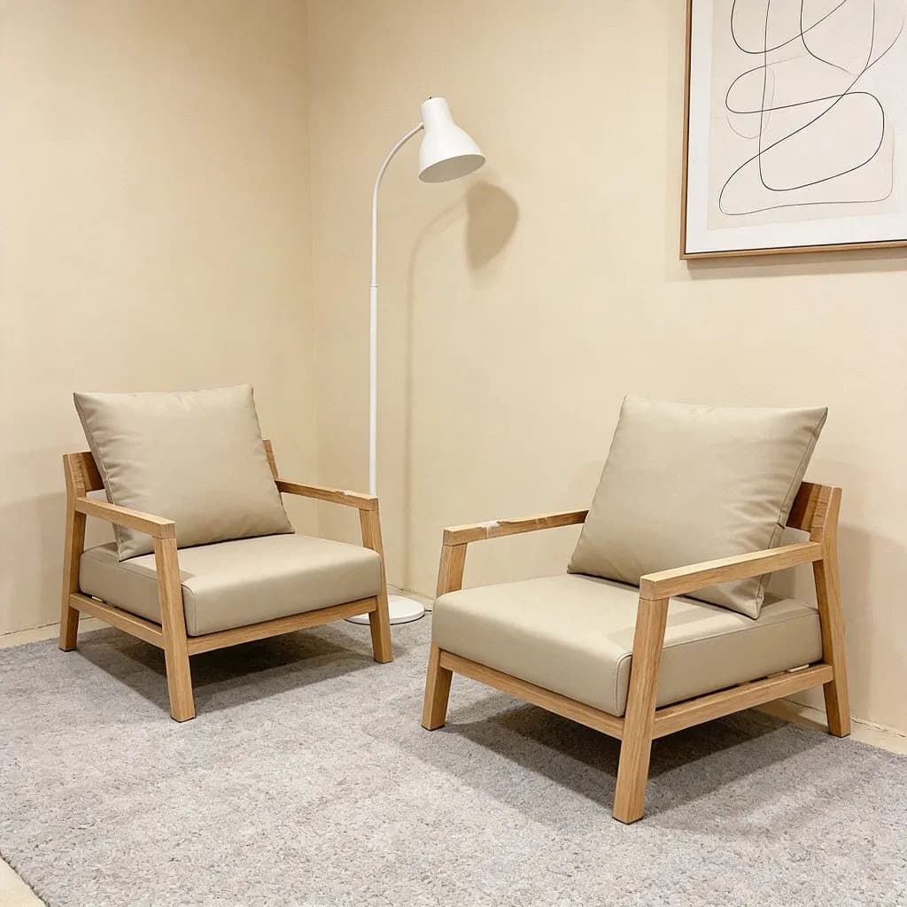 Modern Chinese Hotel Modern Luxury Furniture Leisure Chair Wooden Lobby Corner Rest Lounge Chairs