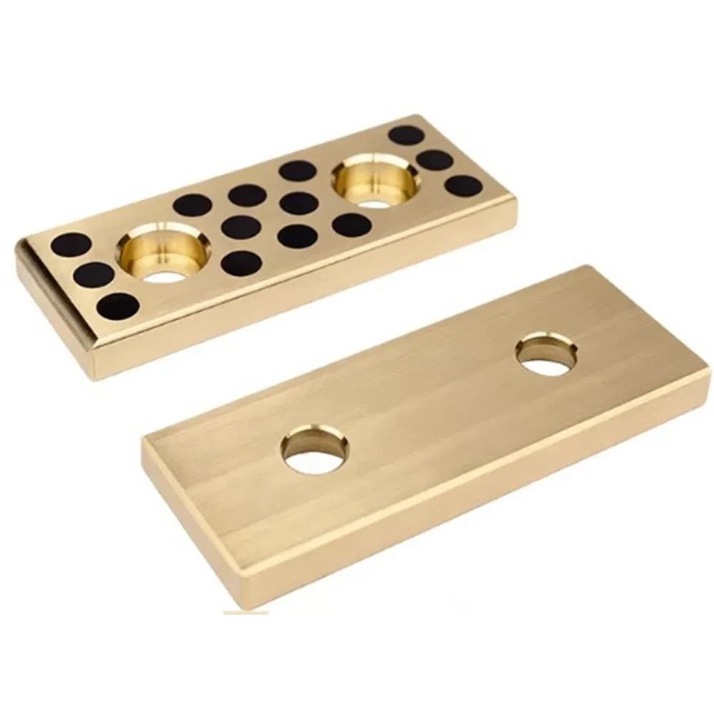 Copper Plate Graphite Oilless Bronze Sliding Wear Plate