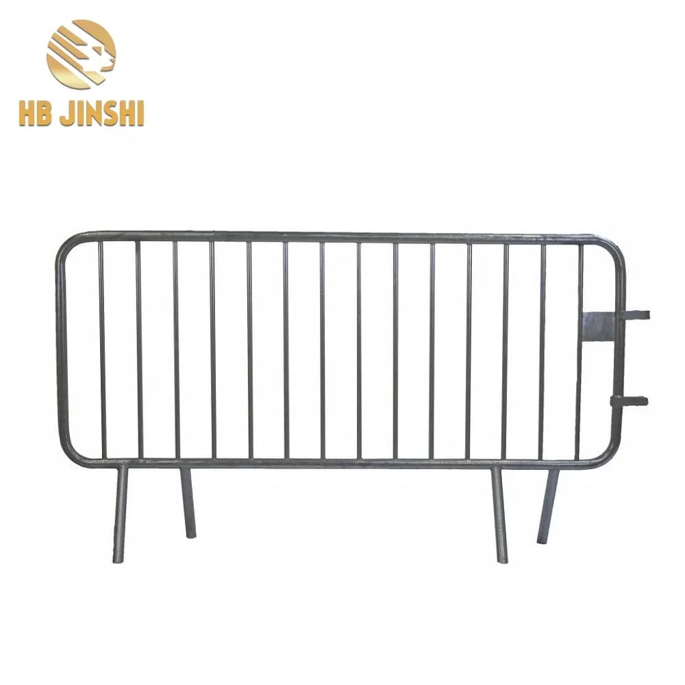 Steel Crowd Control Barricade Portable Interlocking Pedestrian Fence Panel