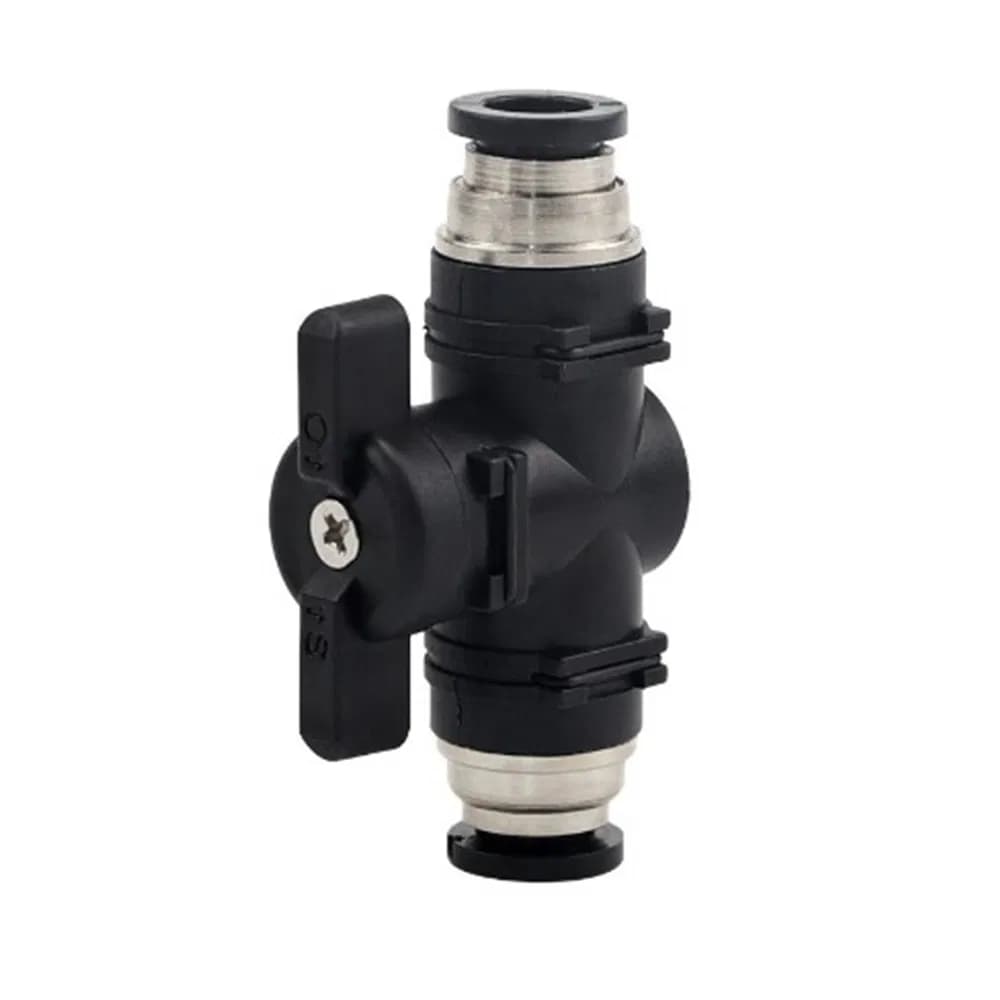 Buc Series Plastic Pneumatic Joint Hand Valve Buc 4/6/8/10/12mm