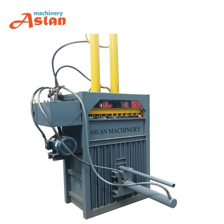 Straw Plastic Pet Bottle Carton Hydraulic Baler Machine