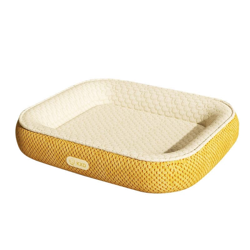 Eco-Friendly Soft Comfortable Pet Bed Mat with Breathable Durable Fabric Non-Slip Bottom Lightweight Portable Design for Dogs and Cats Indoor Use