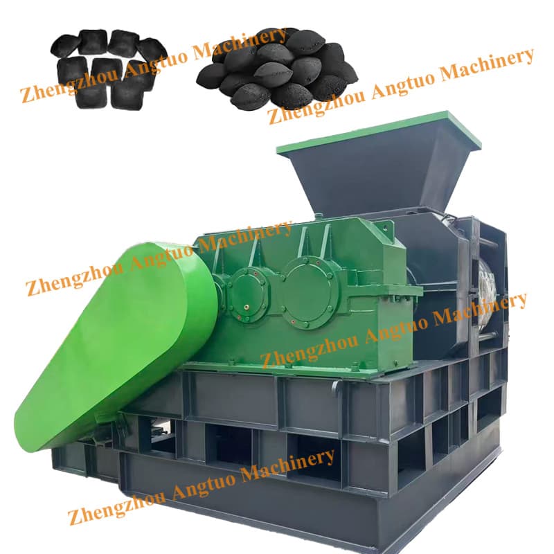 Automatic Industrial Coal Grinder Sawdust Mixer Charcoal Making Wood Briquette Press Machine