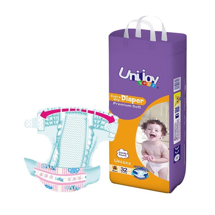Premature Disposable Chlorine Free Natural Material Breathable Baby Diaper Manufacturer