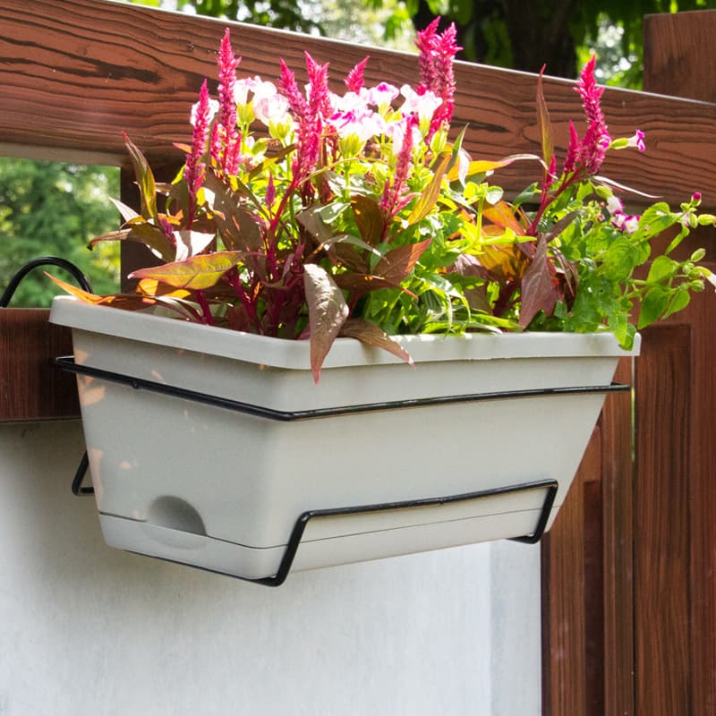 Growing Flowers Vegetables Pots Hanging Shelf for Plants Indoor Outdoor Garden