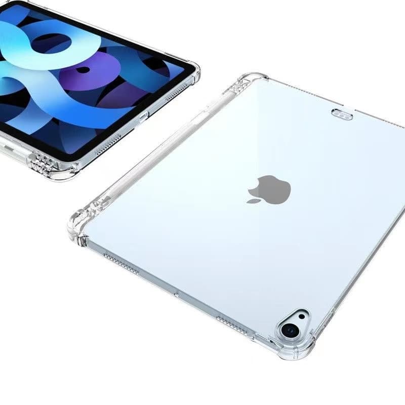 iPad Transparent Protective Case PRO Flat Case 10.9-Inch Air5 Airbag Drop Protection with Pen Slot iPad Mini