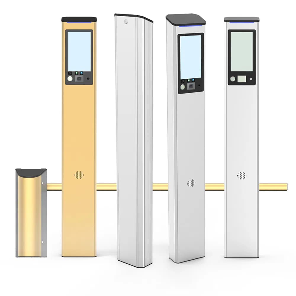 Fast and Accurate License Plate Recognition Barrier Gate Modern Automatic Parking Access Control Car Parking System Management