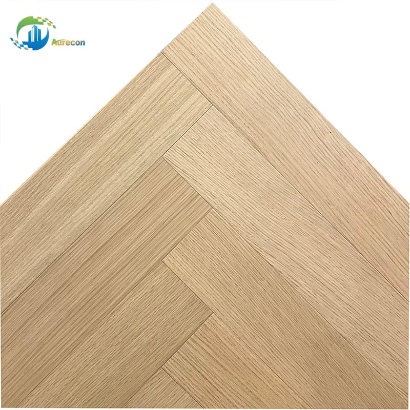 Multi-Layer Engineered Solid Wood Flooring, E0 Grade, Wear-Resistant & Waterproof for Bedroom