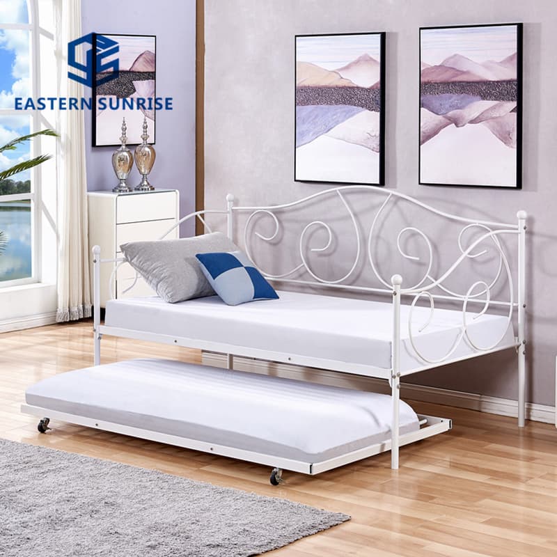Metal Day Bed Single Stylish Design Metal Sofa Bed Steel Daybed