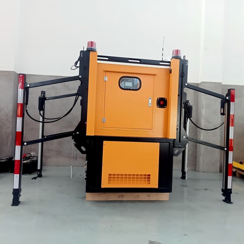 Automatic Loading and Unloading Emergency Lighting Generator Shelter
