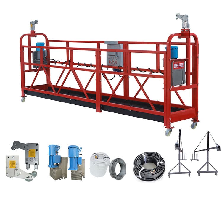 Zlp630 Paint Steel Suspended Platform of Construction Gondola for High Building Maintenance