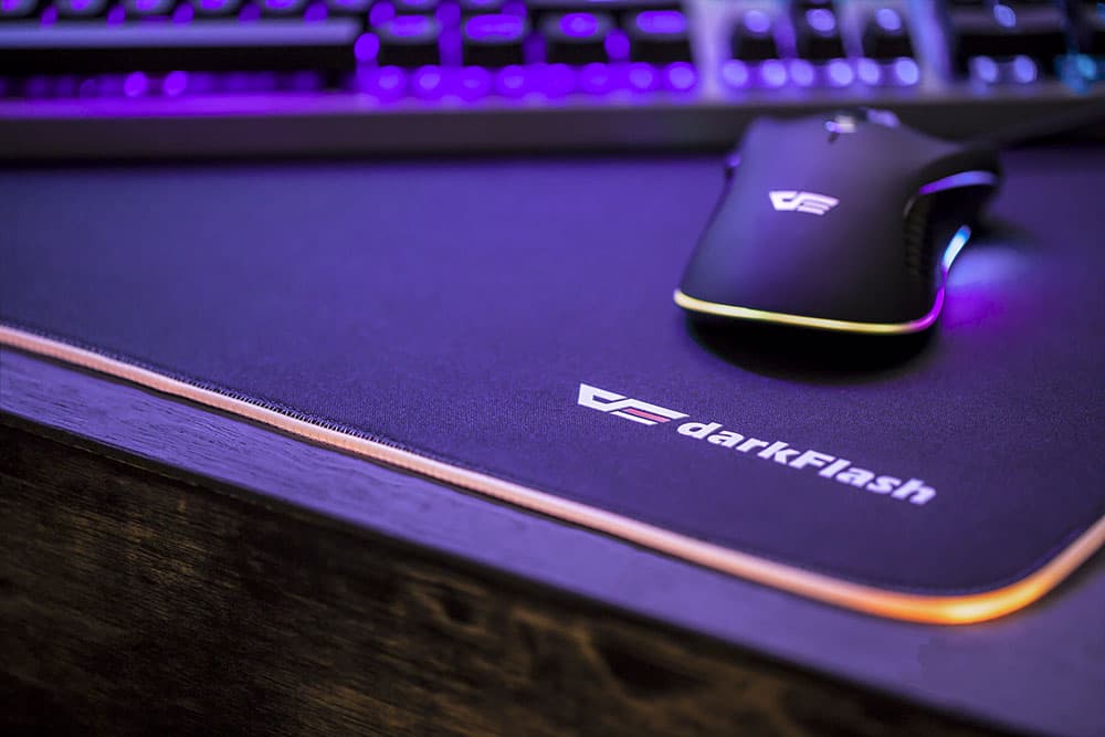Aigo Darkflash RGB Soft Gaming Mouse Pad Large Oversize Glowing Luminous RGB Mousepad