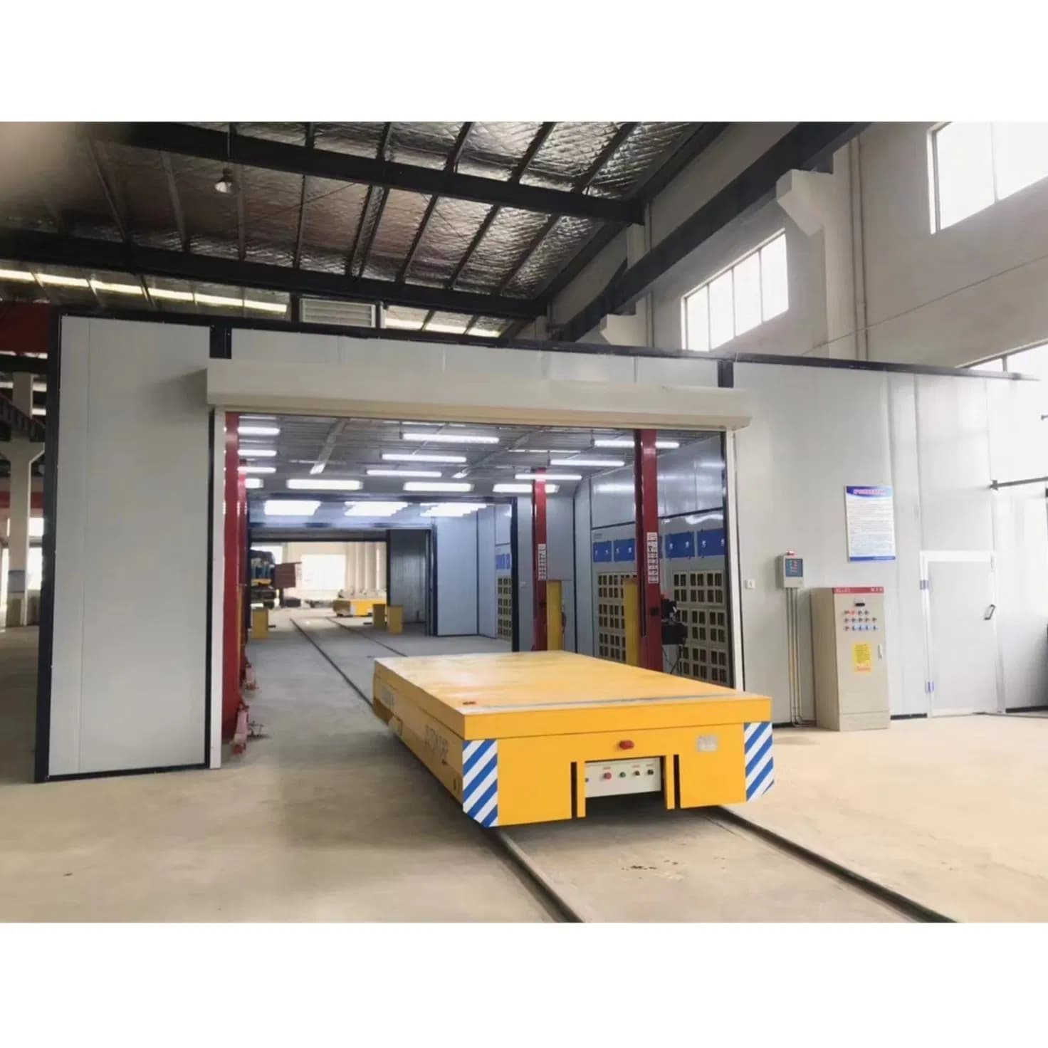 Fixed Spray Booth Wooden Painting Room Furniture Paint Used Water Rain Curtain Spray Booths