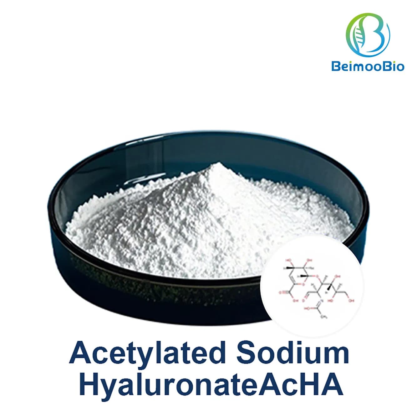 High Quality 99% Purity Cosmetic Raw Material CAS 158254-23-0 Sodium Acetylated Hyaluronate Powder