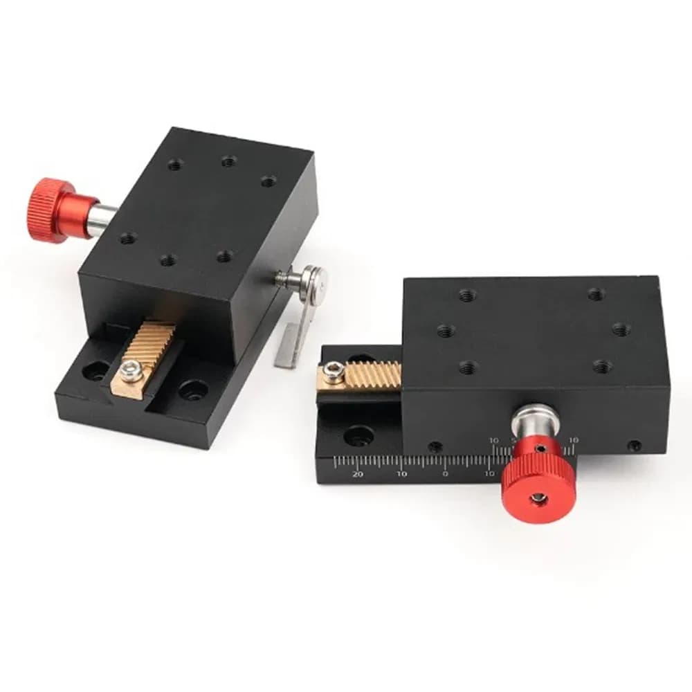 Manual Displacement Platform X-Axis Dovetail Groove Slide Table with 40mm Travel