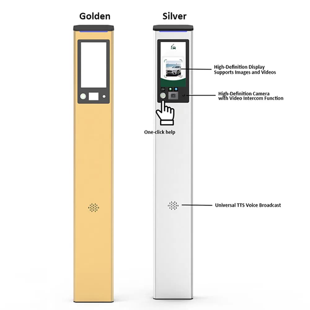 Parking Payment Machine Automatic Parking Barrier Gate Car Parking System License Plate Recognition All-in-One Machine Car Management System