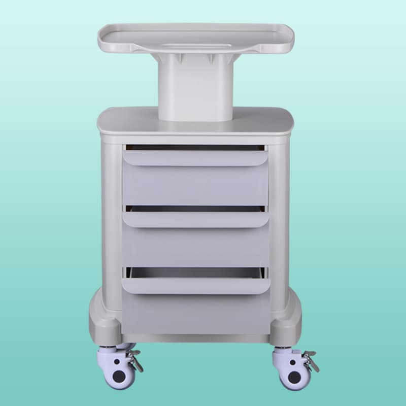 Hospital Furniture Mobile Dental Clinic Drawer Cabinet with Insert