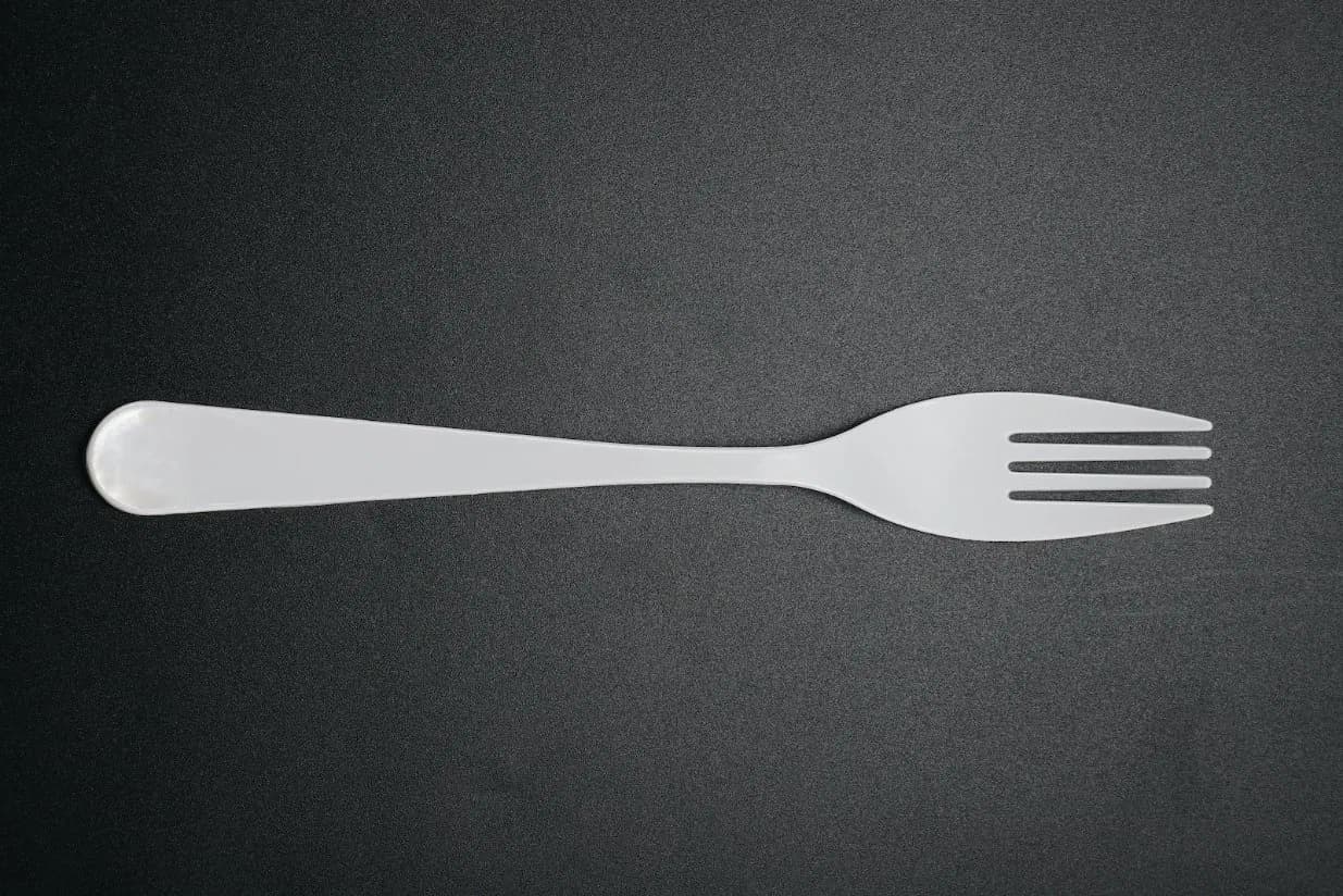 Eco-Friendly PLA Fork Set for Restaurants - 7 Inch Disposable Dinnerware