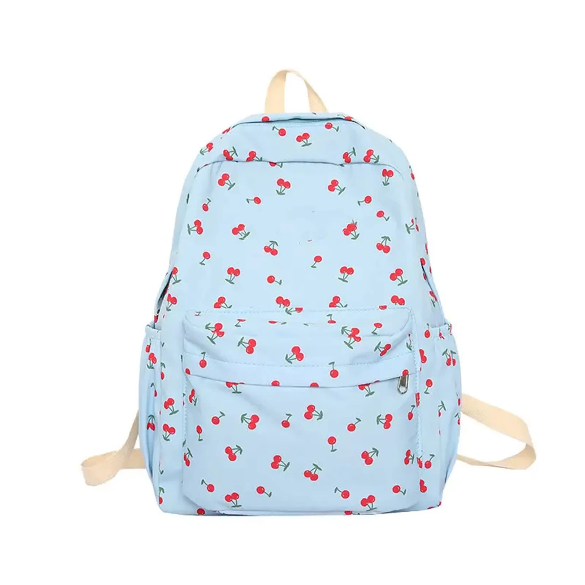 Trendy Floral Print Backpack for Fashion-Forward Student Girls
