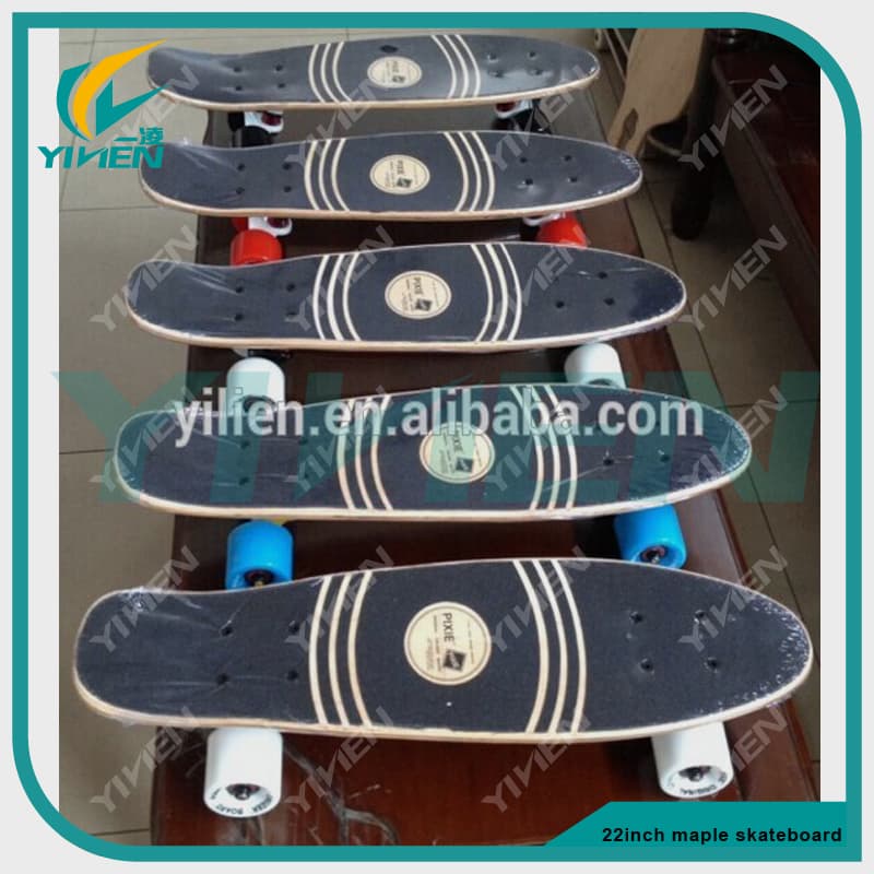 22inch Cruiser Maple Skateboard, Wood Skateboard Longboards