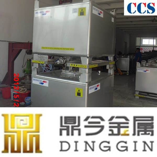 Stainless Steel Square IBC Tank for Liquids