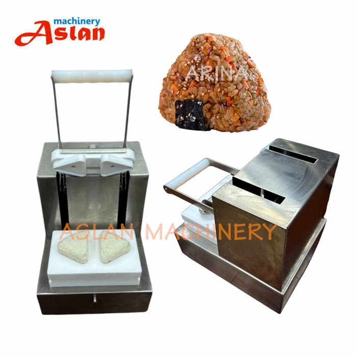 Easy Operation Sticky Sushi Rice Triangle Onigiri Making Machine