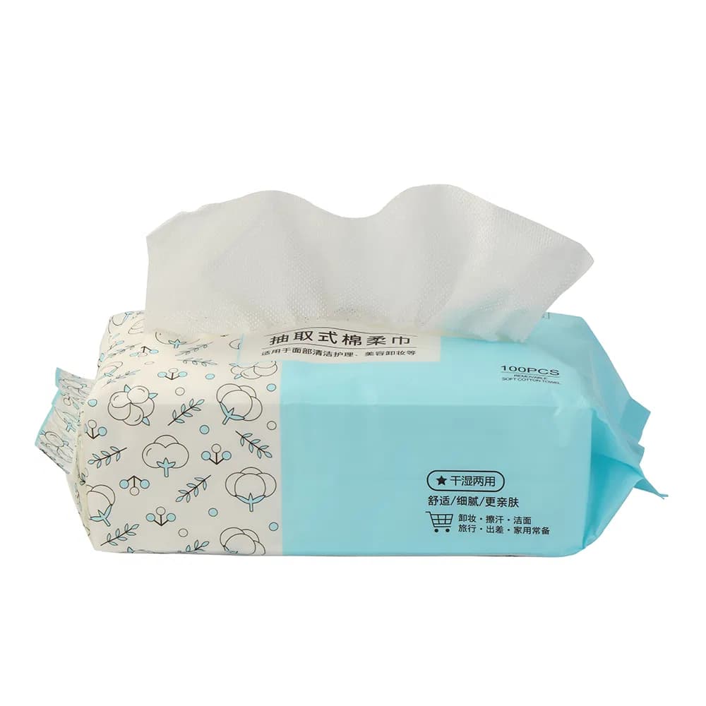 Disposable Face Washcloths Clean Skin Custom Cleaning Pure Cotton Makeup Remover Towels