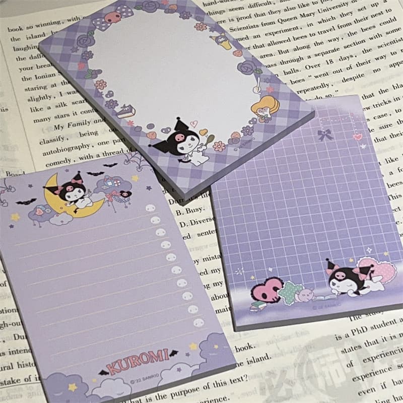 Cartoon Letter Paper Sticker Large Tearable Note Pad Ins Style High Beauty Message Color Notepad
