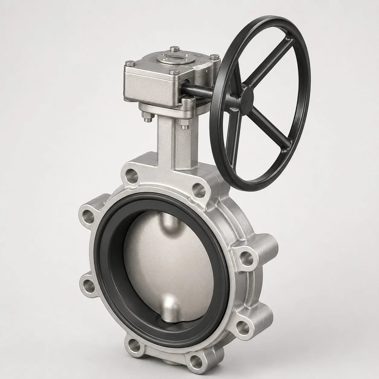 5-Axis CNC Butterfly Valve Plate Shaft Precision Turned Milled
