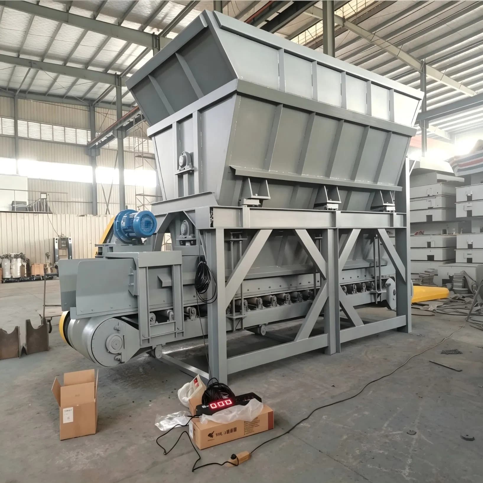 High Accuracy Hopper Scale Batching Weigh Feeder with Remote Display