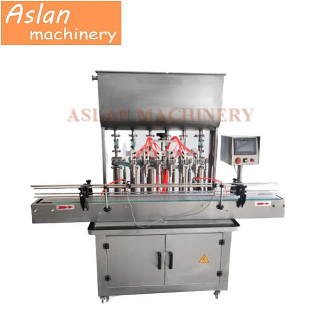4 Head Sauce Liquid Bottle Shampoo Servo Filling Machine
