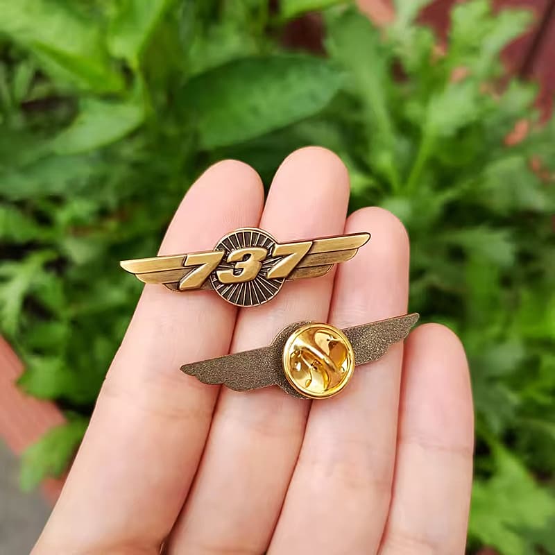 Professionnel Custom Promotional Badge Blanks Metal Round Gold Sublimation Lapel Pin Button Badge