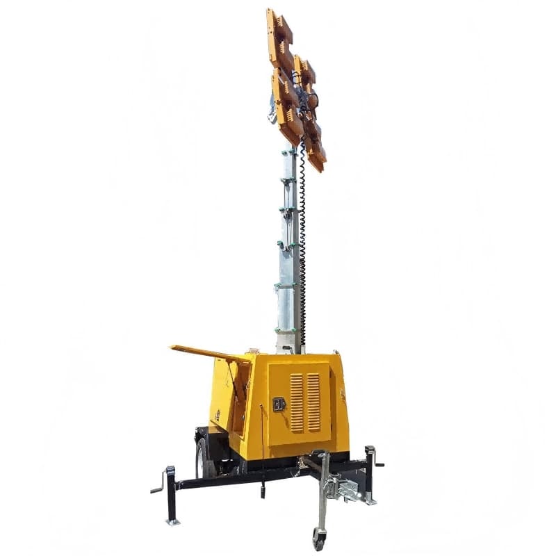 Mobile Trailer Hydraulic Lighthouse Outdoor Floodlight Working Light at Night