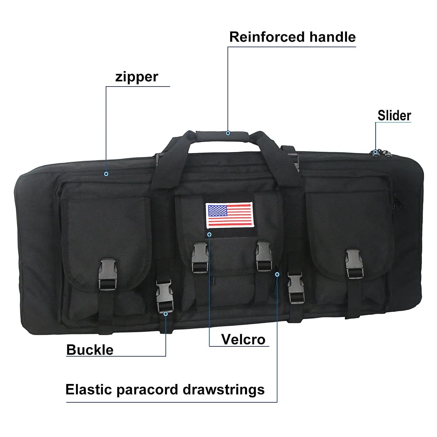 2024 Fashion Gun Backpack with 2 Way Carring Soft Pad Gun Sling Bakpack
