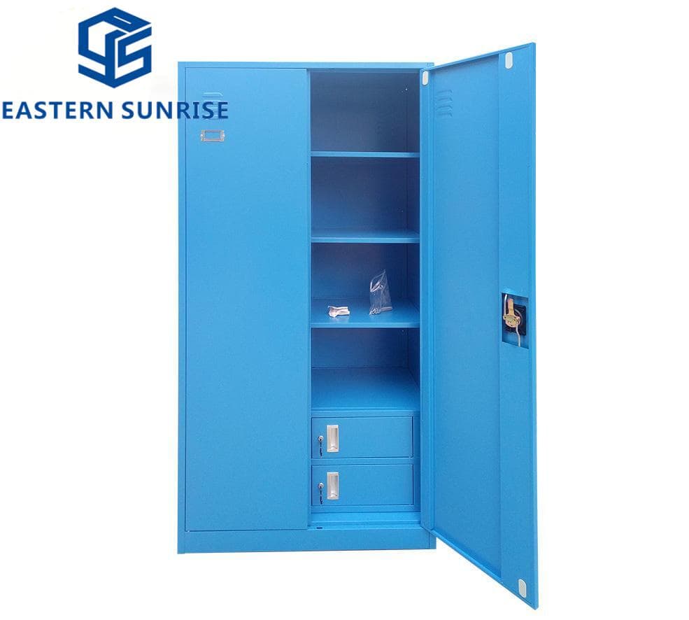 Wholesale Closet Metal Steel Use Clothes Wardrobe for Workers Staff Use