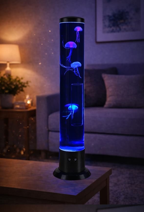 Cool Jellyfish Lamp Remote Dimmable Control Multi & 17 Color Changing Mood Light / Gifts for Kids, Valentines Galentines Day Gifts for Her