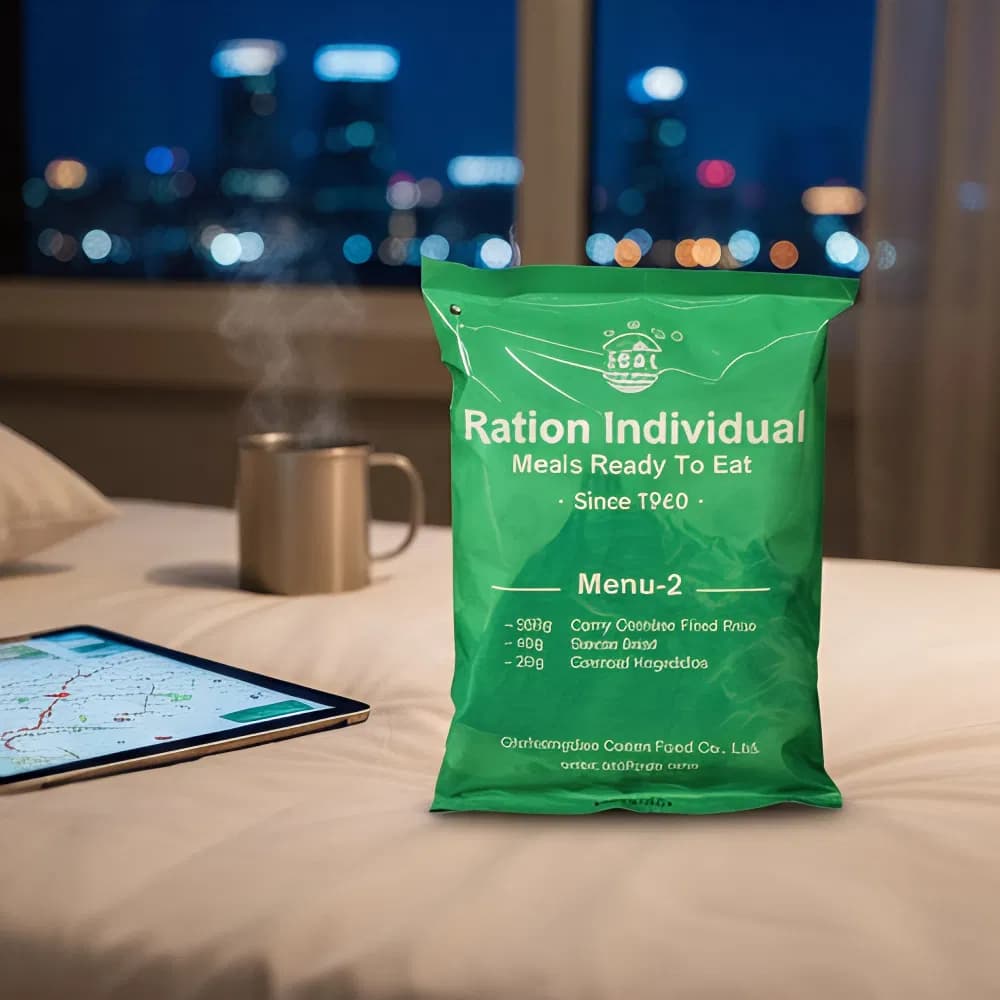 Flameless Ration Survival Outdoor Instant Rice with Instant Powder Drinks