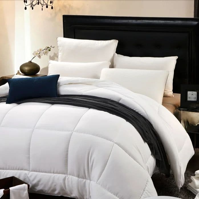 Factory Custom Hotel Collection Soft White Cotton Quilt Winter Super Soft Comforter Cotton Quilt
