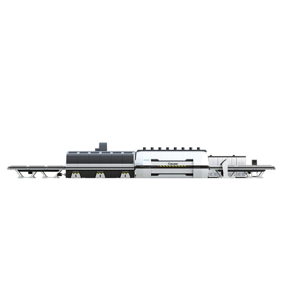 Cyclone Price Horizontal Flat Float Low-E 4-19mm Tempering Making Glass Machine