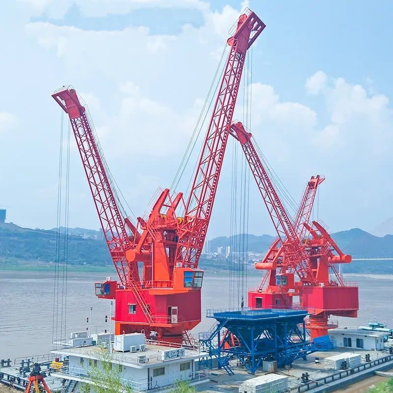 Construction and Installation of Drilling Platforms Crane Vessel
