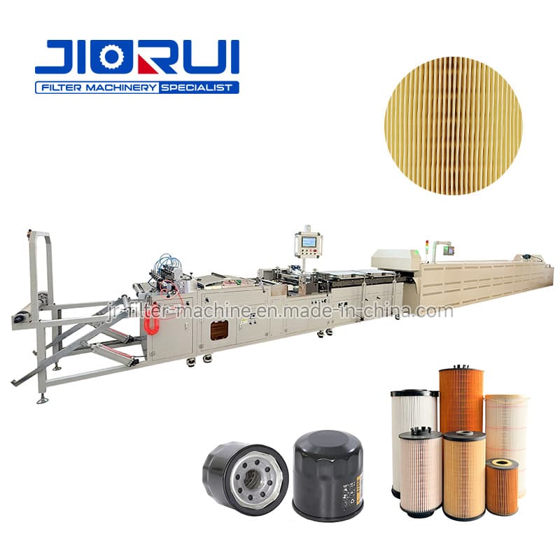 Advanced Truck Car Oil Filter Making Machine Filter Paper Pleating Machine