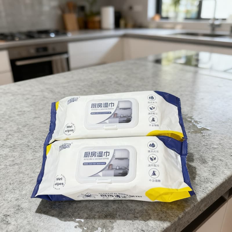 Factory Supplier High-Performance Cleaning Wet Wipes Quick Hygiene Solutions Household Non-Waven Wet Tissues for Kitchen Flooring
