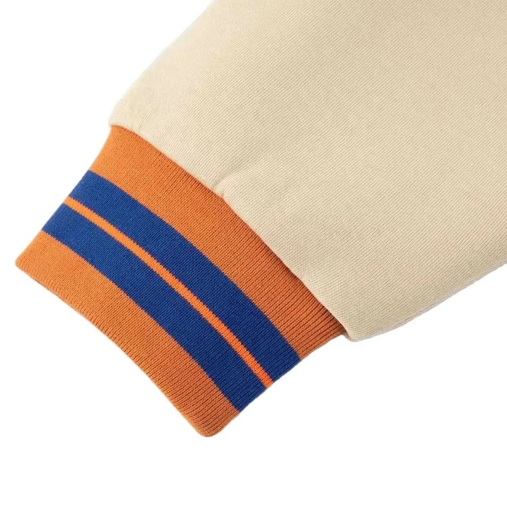 Stripe Cotton Rib Trim Knit Cuff and Hem for Hoodie