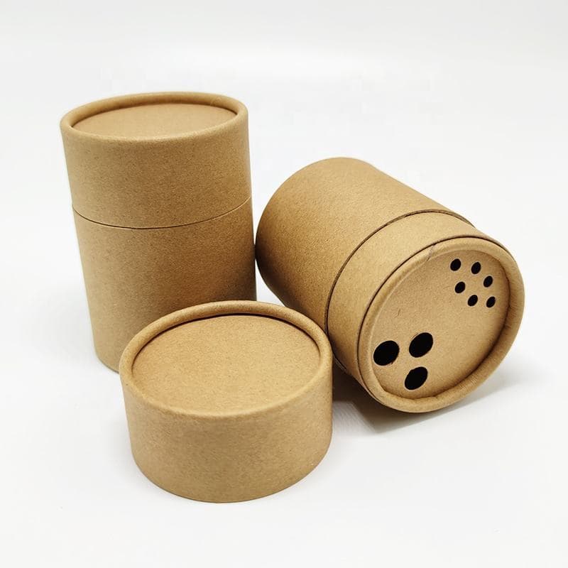 Custom Empty Biodegradable Wholesale Eco Friendly Round Kraft Cardboard Luxury Cylinder Tube