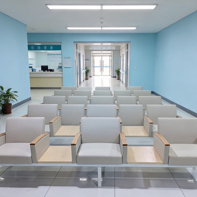 Custom Hospital Clinic Lobby Waiting Bench Simple Design Leather Public Area Waiting Chair Durable Patient Chairs Modern Hospital Waiting Chairs